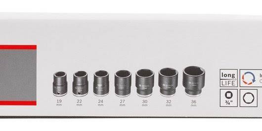 7-PIECE IMPACT SOCKET SET ¾”