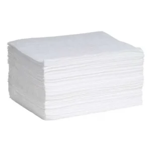 INDUSTRIAL OIL ABSORBENT PADS (100-PACK)